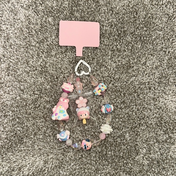 Sweet bean DIY phone strap/key ring - Picture 1 of 3